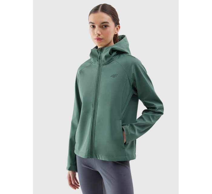 Dámská větruodolná bunda softshell membrána 5000 4F - zelená