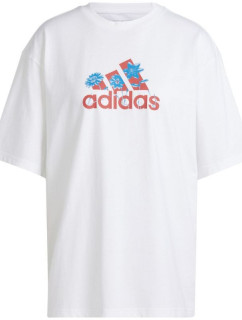 Dámské tričko adidas Flower Pack Badge of Sport bílá IT1421