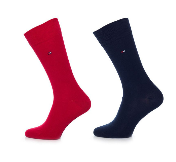 Ponožky Tommy Hilfiger 3Pack 371111 Red/Navy Blue