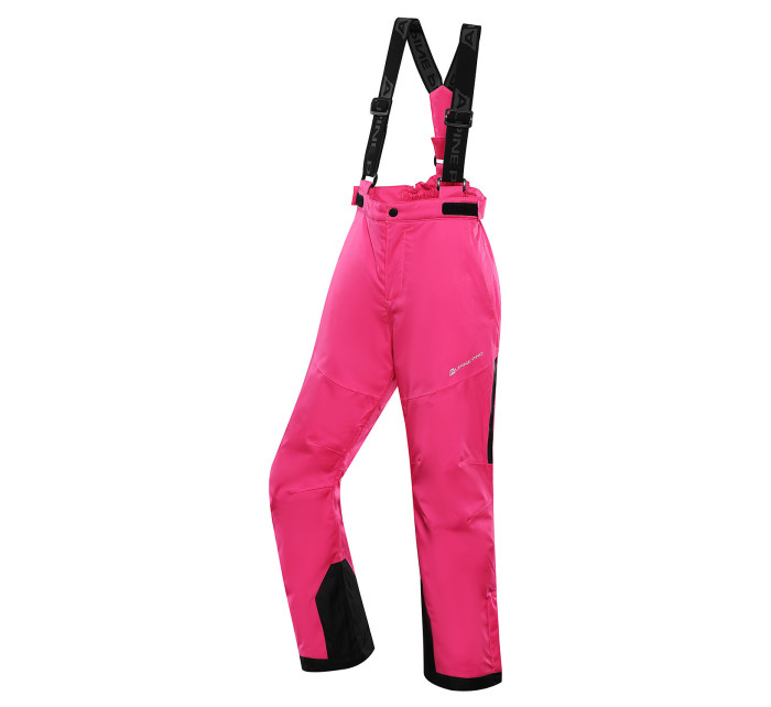 Dětské lyžařské kalhoty s membránou ptx ALPINE PRO OSAGO pink glo