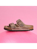 Birkenstock Arizona Soft Footbed Oiled Leather Tabacco Brown úzké žabky pro muže/dámy (0552813)