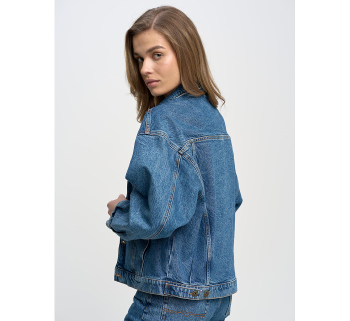 Big Star Bunda Svrchní oblečení 130359 Medium Denim-400