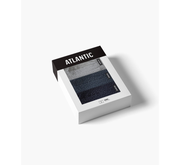 Pánské boxerky ATLANTIC 3Pack - vícebarevné