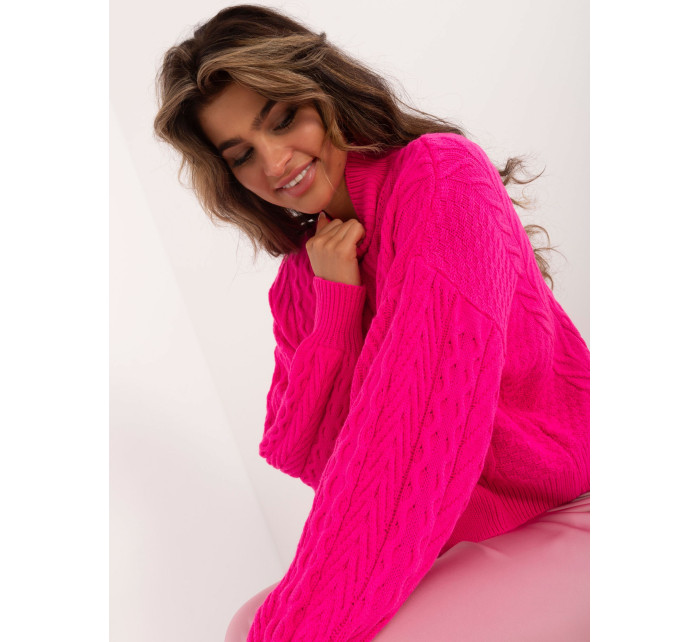 Sweter BA SW model 20280551 fluo różowy - FPrice