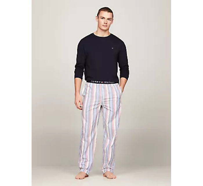 Pánské pyžamo LS PANT WOVEN SET PRINT UM0UM028910U7 - Tommy Hilfiger