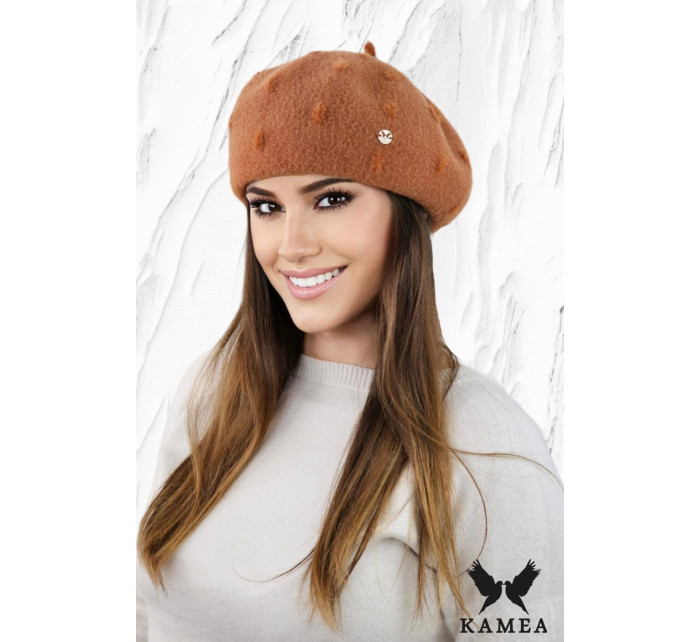 Beret model 19142527 Brick - Kamea