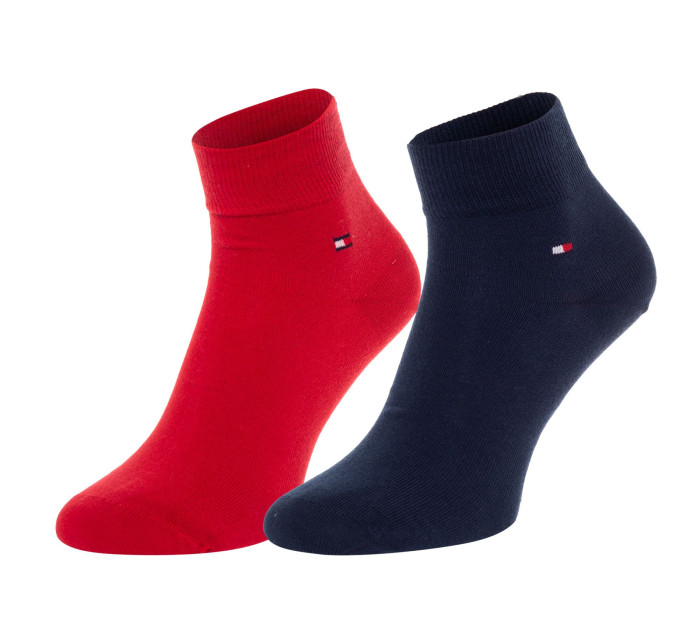 Ponožky Tommy Hilfiger 2Pack 342025001 Red/Navy Blue