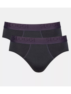 Pánské slipy EVER Cool Brief 2P - BLACK - černé 0004 - SLOGGI