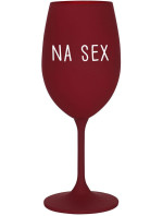 NA SEX - bordo sklenice na víno 350 ml