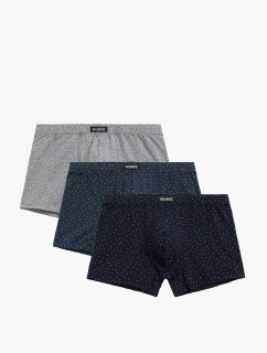 Pánské boxerky ATLANTIC 3Pack - vícebarevné