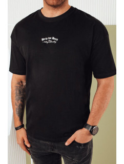 Pánské tričko s potiskem černé Dstreet RX5435