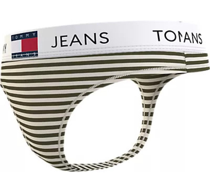 Close to Body Dámské kalhotky THONG PRINT (EXT SIZES) UW0UW046920DS - Tommy Hilfiger