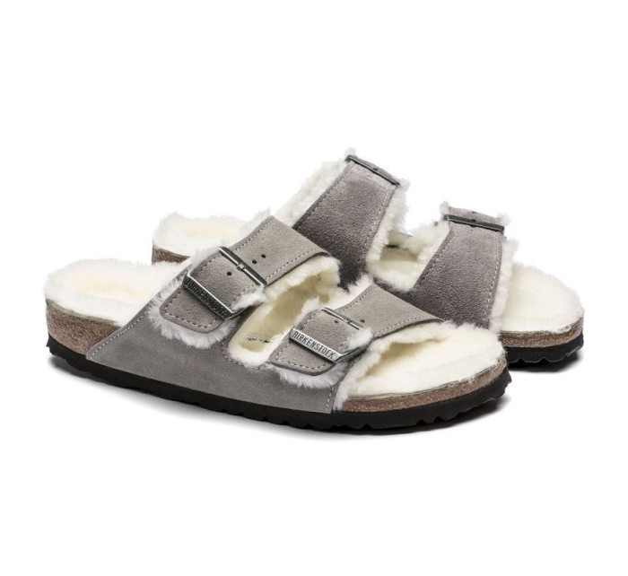 Arizona Stone  s ovčí vlnou regular  dámské model 20693900 - Birkenstock