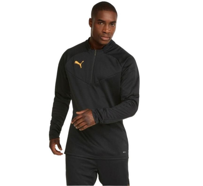 Pánské tréninková lehká mikina 1/4 Zip 657950 45 Černá - Puma