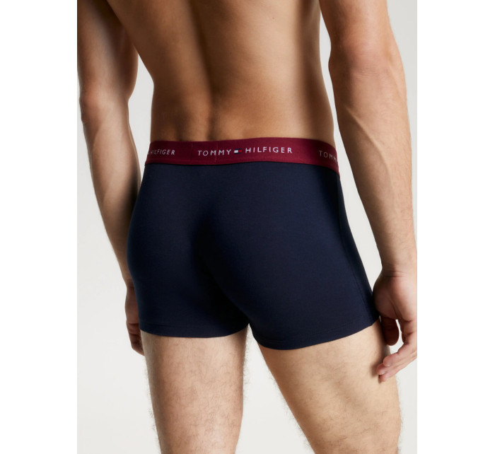 Pánské boxerky 3-PACK  UM0UM02763 0SS tm. modré - Tommy Hilfiger