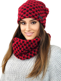 Hat&Scarf model 19514588 Red - Kamea