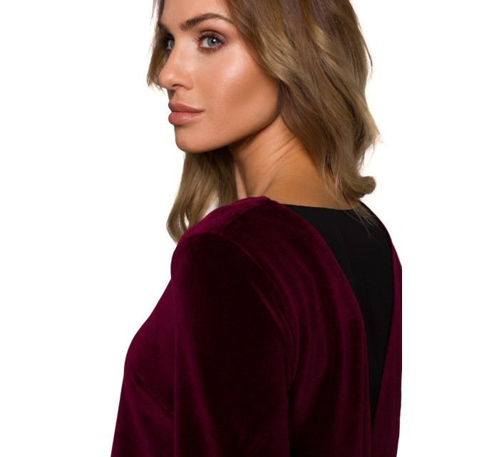 Šaty model 18079356 Maroon - Made Of Emotion