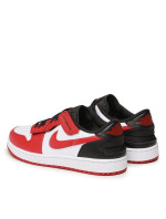 Pánské sportovní boty Air Jordan 1 Low FlyEase M DM1206-163 Červeno-bílá s černou - Nike