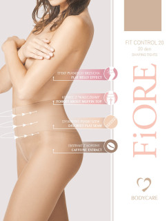 Fiore Fit Control 20 den M5204 kolor:natural