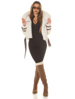 Sexy faux Winter Jacket with details model 20559156 - Style fashion