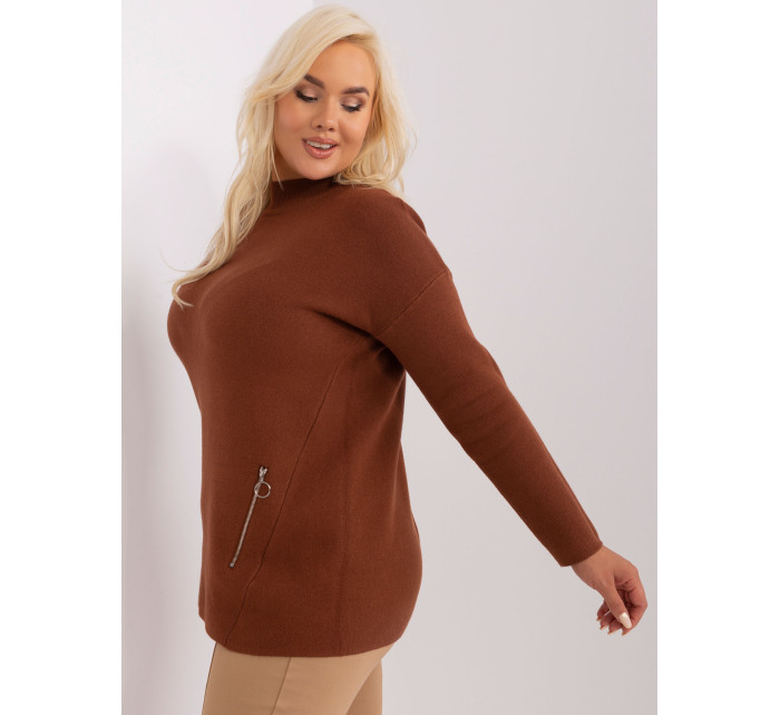 Sweter PM SW model 18949286 brązowy - FPrice