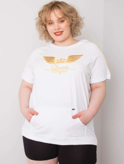 Dámská bílá halenka plus size