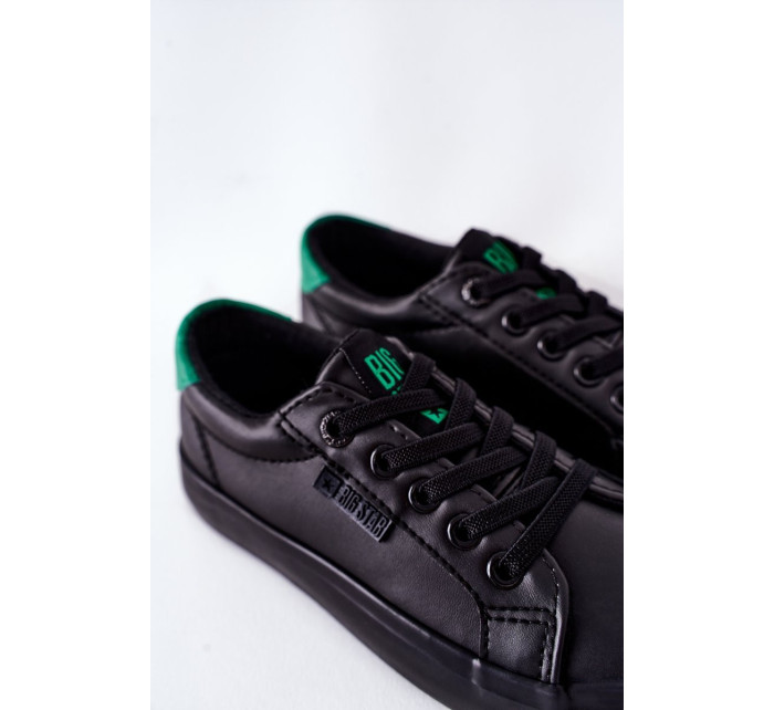 Children's Leather Sneakers BIG STAR DD374147 Black