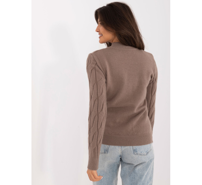 Sweter AT SW model 20459095 brązowy - FPrice