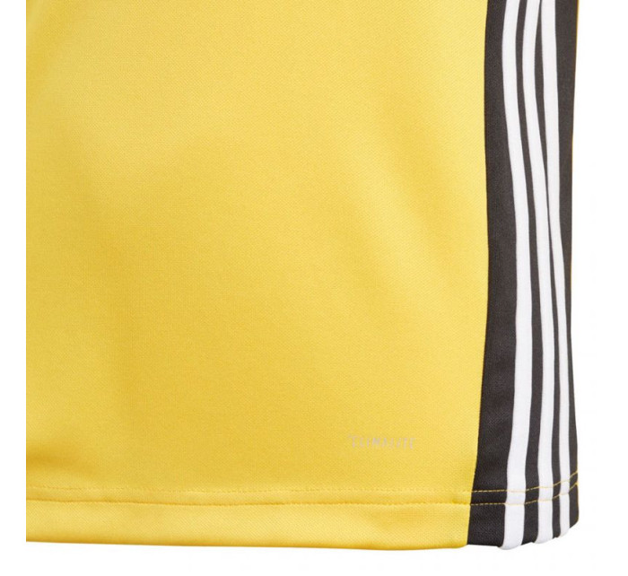 Dětská tréninková mikina REGISTA 18 TRAINING BLOUSE yellow JR DJ1841 - Adidas