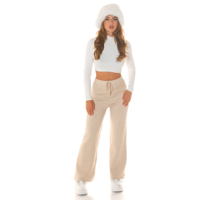 Sexy Highwaist knitted pants model 20595692 Loungewear Style - Style fashion