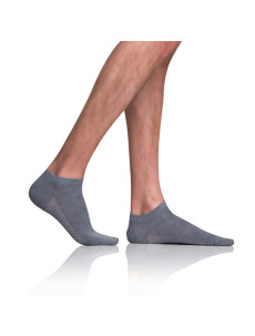 Krátké pánské bambusové ponožky BAMBUS AIR IN-SHOE SOCKS - BELLINDA - šedá