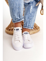 Women's Sneakers On A Chunky Sole BIG STAR White