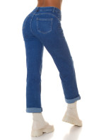 Sexy used look push up flarred jeans