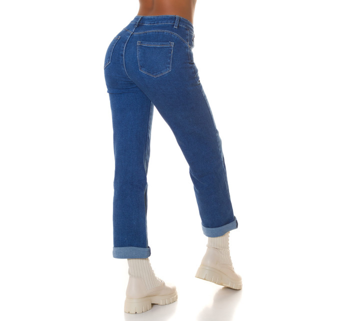 Sexy used look push up flarred jeans