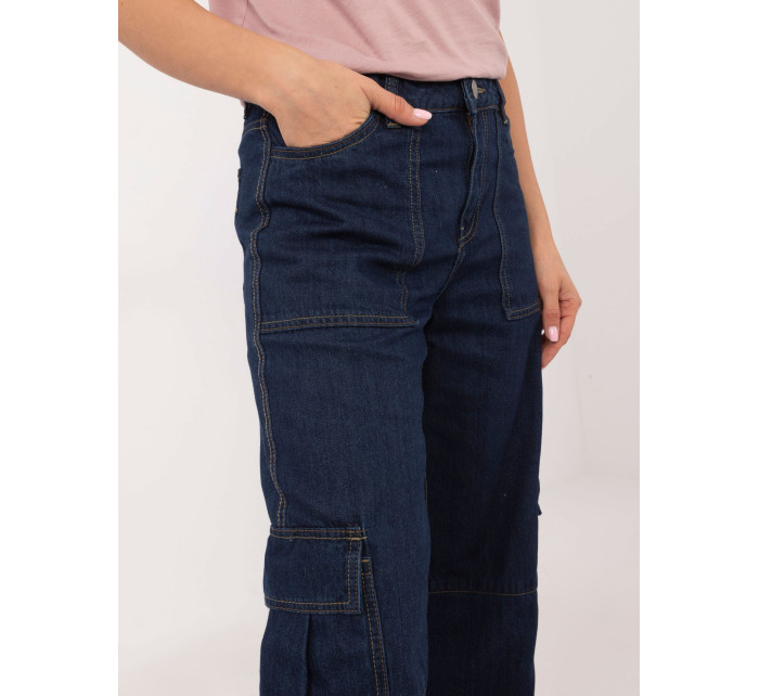 Spodnie jeans model 20614042 granatowy - FPrice