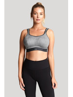 Sportovní podprsenka 7341B  Non Wired Bra charcoal marl šedá - Panache