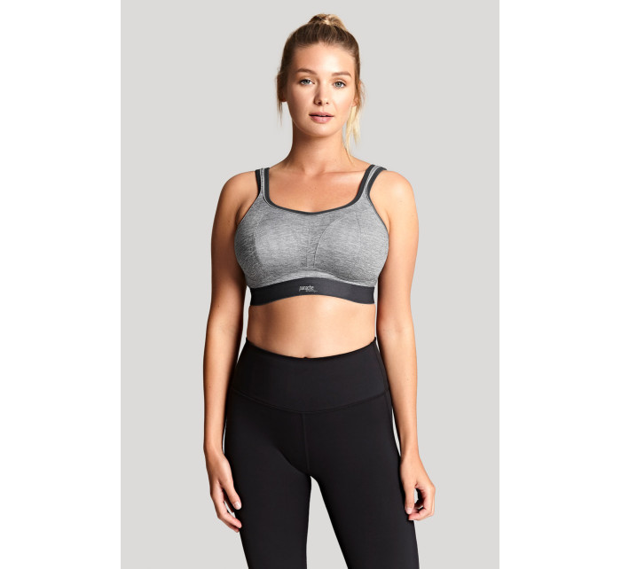 Sportovní podprsenka 7341B  Non Wired Bra charcoal marl šedá - Panache