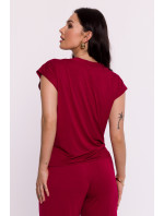 Halenka model 19746311 Maroon - BeWear