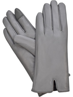 Dámské kožené antibakteriální rukavice model 16627209 Grey - Semiline