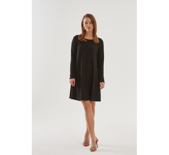 Monnari Mini šaty Classic Black Dress Multi Black