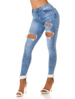 Sexy Highwaist model 19626440 look Skinny Jeans - Style fashion