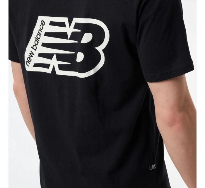 New Balance t-shirt Essentials Graphic Shor M MT23514BK pánské