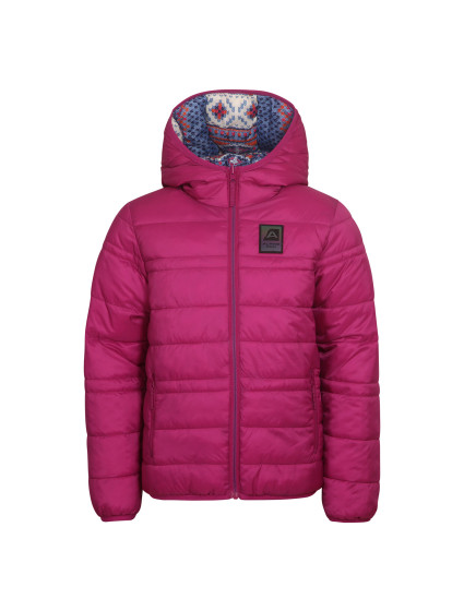 Dětská oboustranná bunda hi-therm ALPINE PRO MICHRO fuchsia red varianta pa