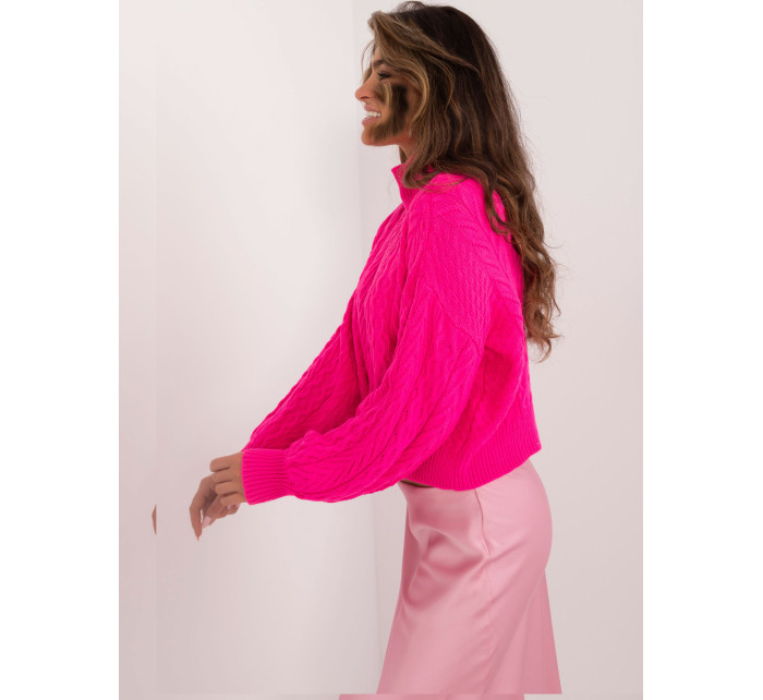 Sweter BA SW model 20280551 fluo różowy - FPrice