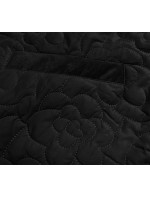 Tenká černá dámská bunda s ozdobným prošíváním model 15834466 - Ann Gissy